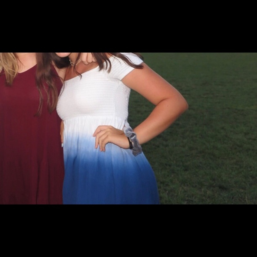 off the shoulder altard state fade dress